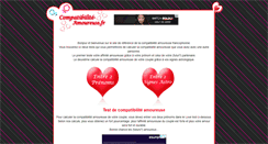Desktop Screenshot of compatibilite-amoureuse.fr